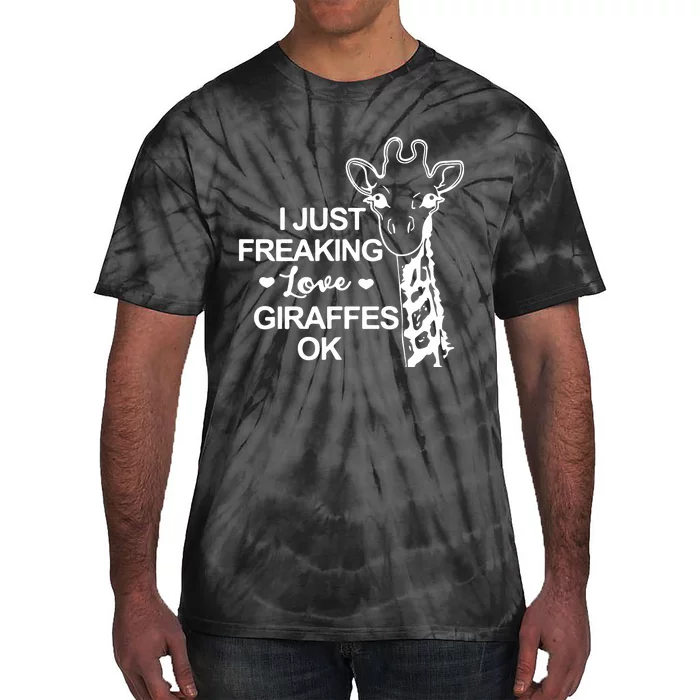 Giraffe Animal Lover Tie-Dye T-Shirt