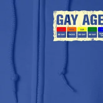 Gay Agenda Lgbtq Pride Month Lgbt Community Rainbow Sayings Meaningful Gift Full Zip Hoodie