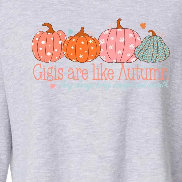 Gigis Are Like Autumn Cropped Pullover Crew