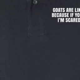 Goats Are Like Mushrooms Funny Joe Biden Quote Softstyle Adult Sport Polo