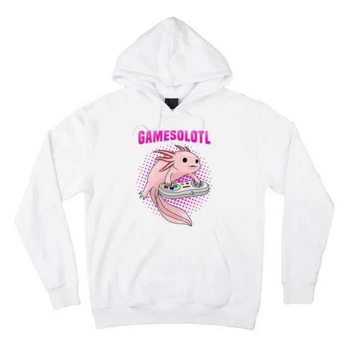 Gamer Axolotl Lover Cute Axolotl Gaming Video Gamer Gifts Hoodie