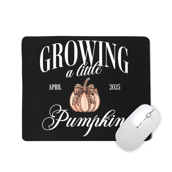 Growing A Little Pumpkin Pregnancy Announcement Halloween Mousepad