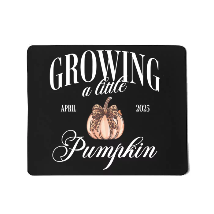 Growing A Little Pumpkin Pregnancy Announcement Halloween Mousepad