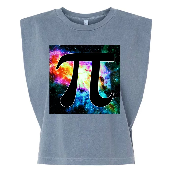 Galactic Pi Galaxy Infinity Garment-Dyed Women's Muscle Tee