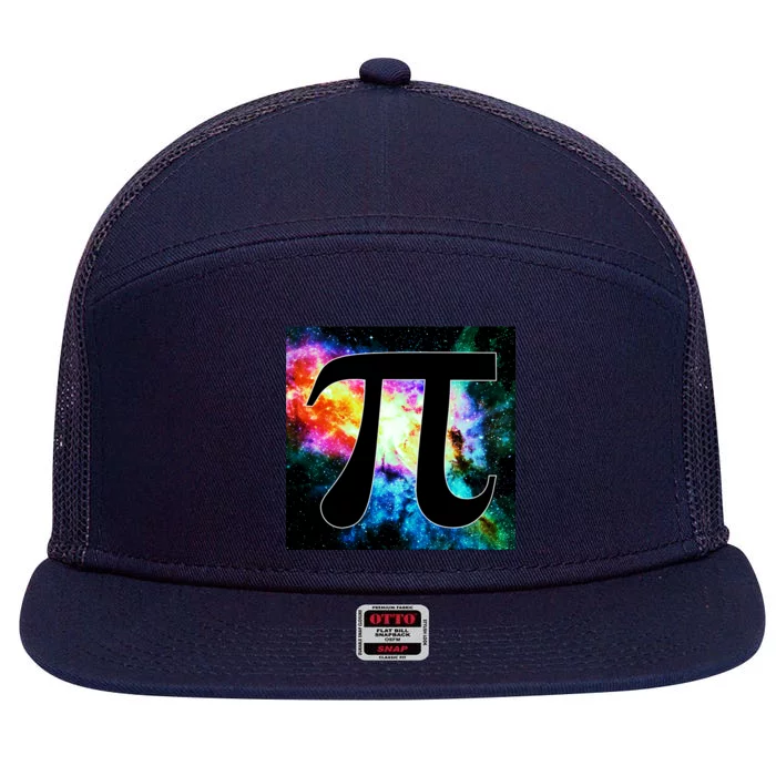 Galactic Pi Galaxy Infinity 7 Panel Mesh Trucker Snapback Hat