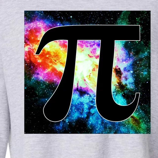 Galactic Pi Galaxy Infinity Cropped Pullover Crew