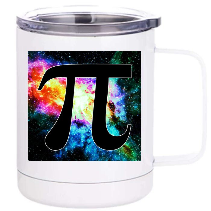 Galactic Pi Galaxy Infinity Front & Back 12oz Stainless Steel Tumbler Cup