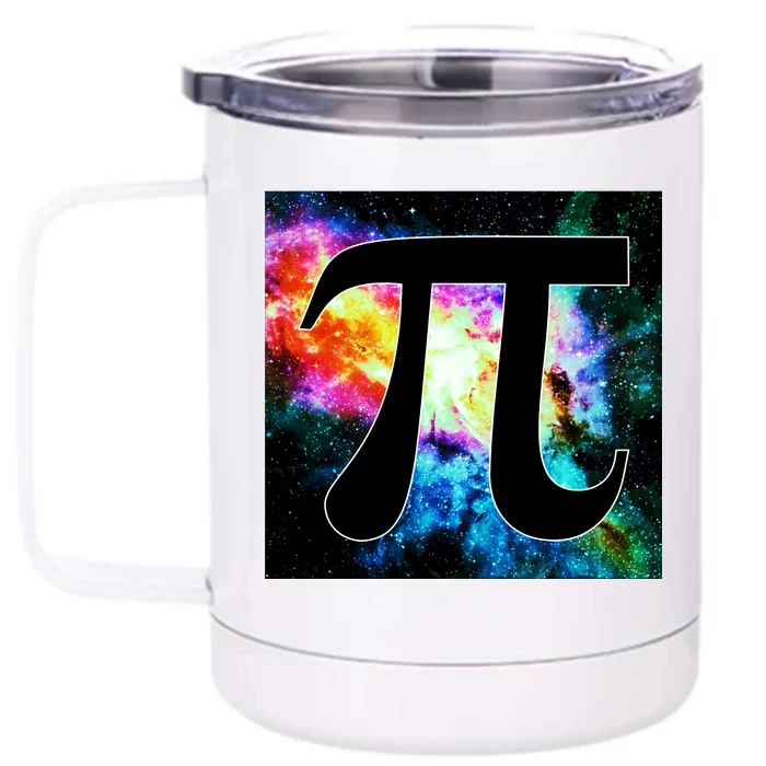 Galactic Pi Galaxy Infinity Front & Back 12oz Stainless Steel Tumbler Cup