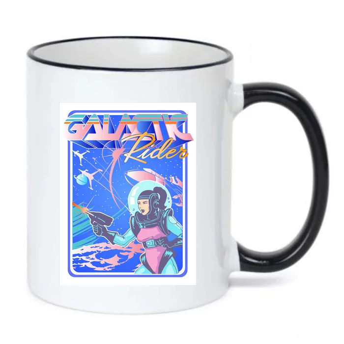 Galactic Rider Black Color Changing Mug