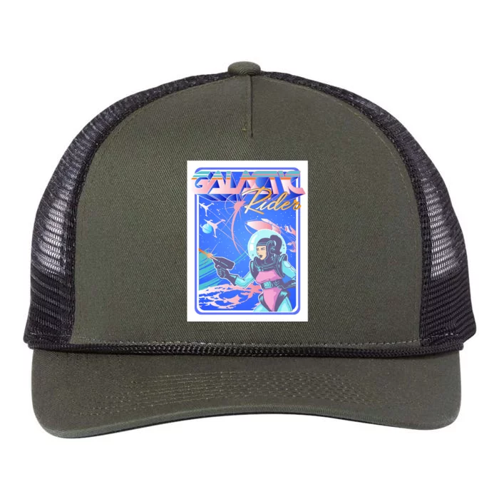 Galactic Rider Retro Rope Trucker Hat Cap