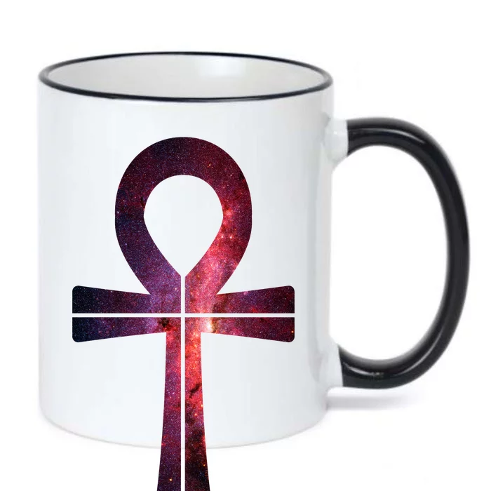 Galaxy Ankh Black Color Changing Mug