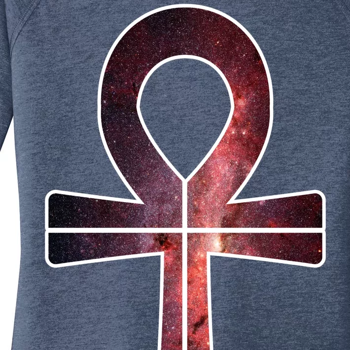 Galaxy Ankh Women's Perfect Tri Tunic Long Sleeve Shirt