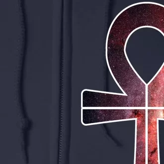 Galaxy Ankh Full Zip Hoodie