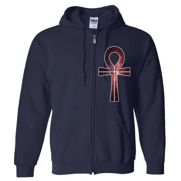 Galaxy Ankh Full Zip Hoodie