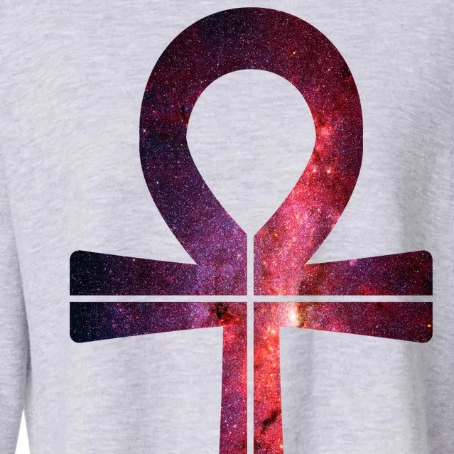 Galaxy Ankh Cropped Pullover Crew