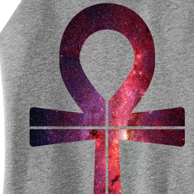 Galaxy Ankh Women’s Perfect Tri Rocker Tank