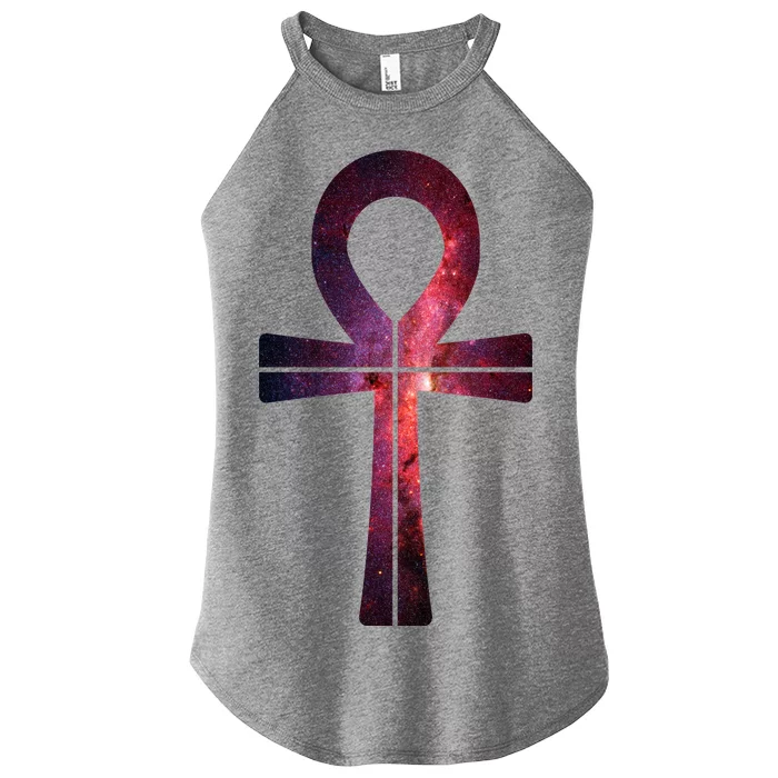 Galaxy Ankh Women’s Perfect Tri Rocker Tank