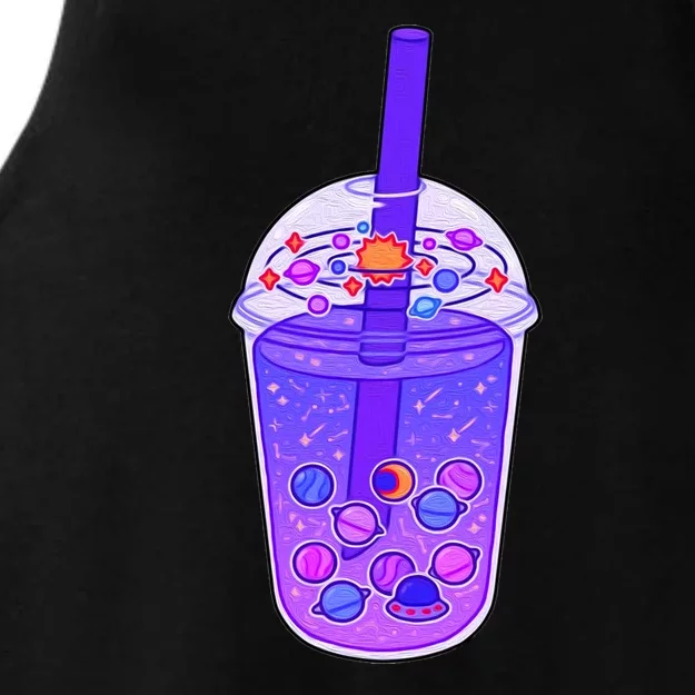 Galaxy Boba Ladies Tri-Blend Wicking Tank