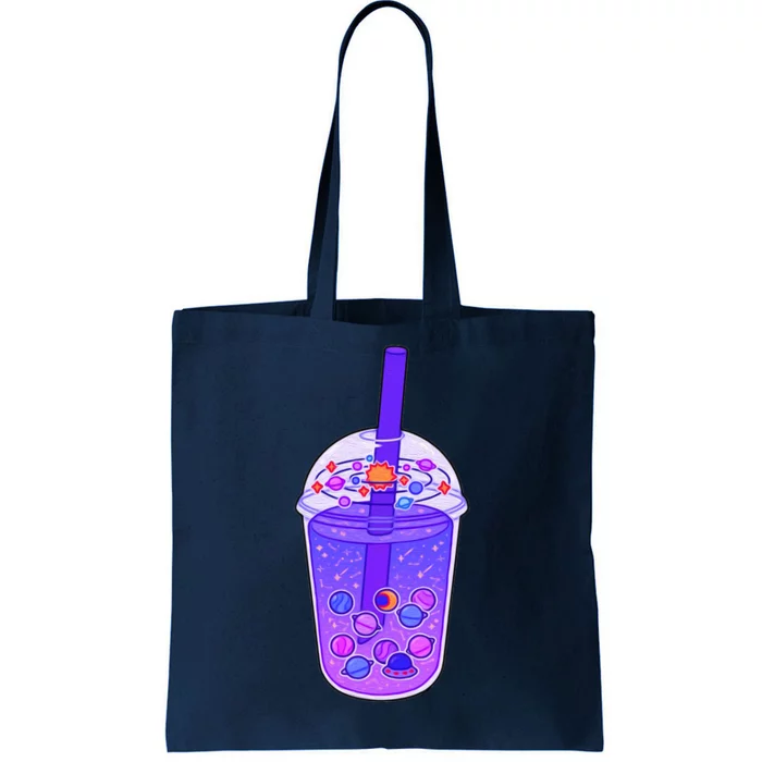 Galaxy Boba Tote Bag