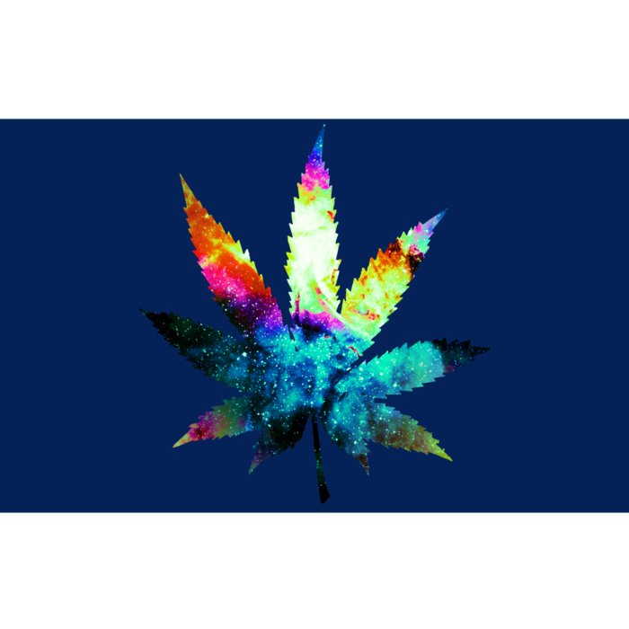 Galaxy Kush In Space Weed Bumper Sticker