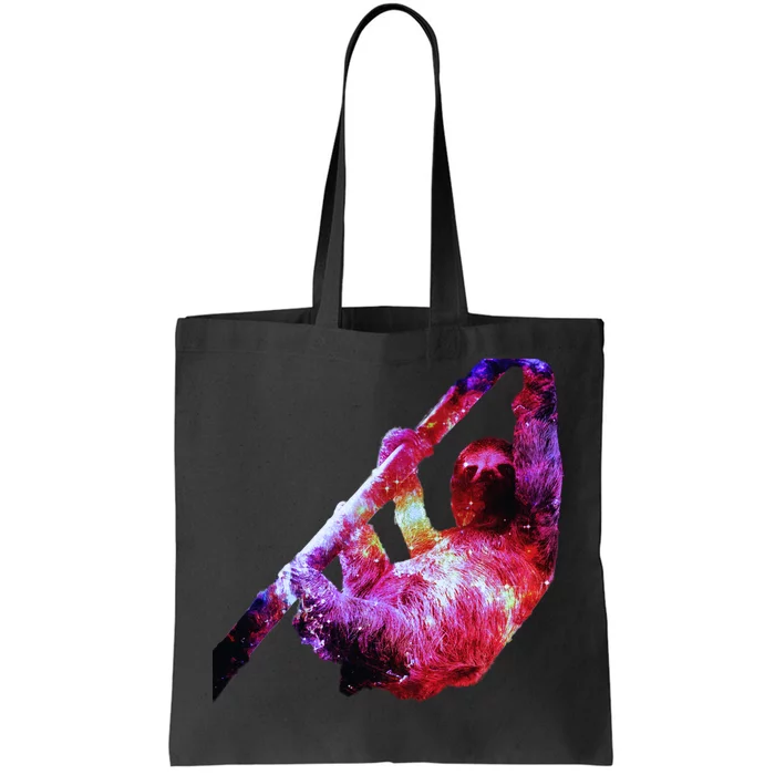 Galaxy Sloth Nebula Tote Bag