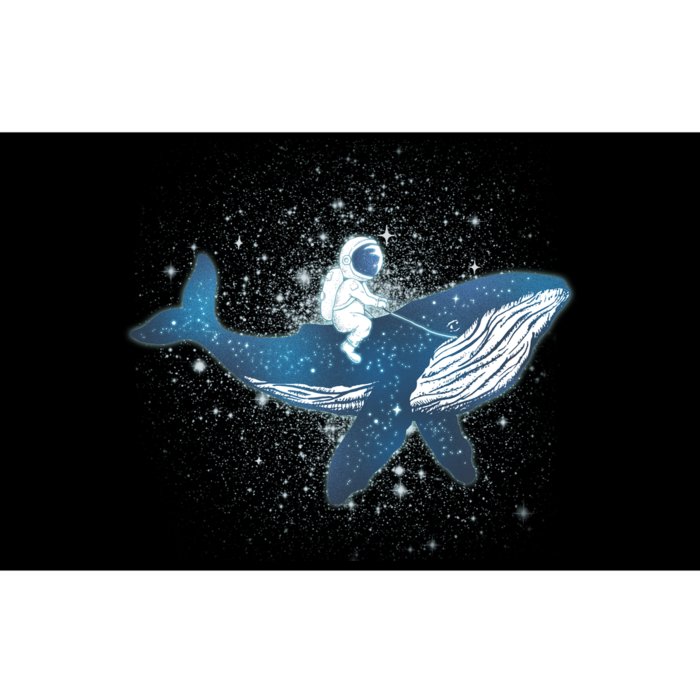 Galaxy Space Astronaut Whale Bumper Sticker