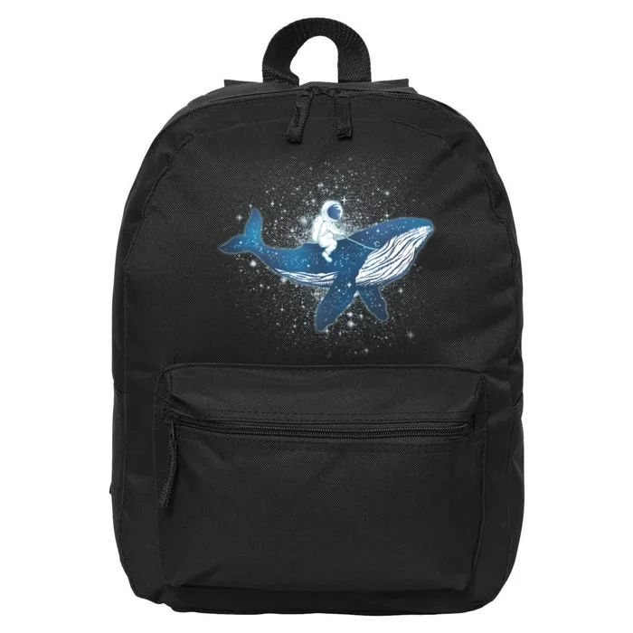 Galaxy Space Astronaut Whale 16 in Basic Backpack