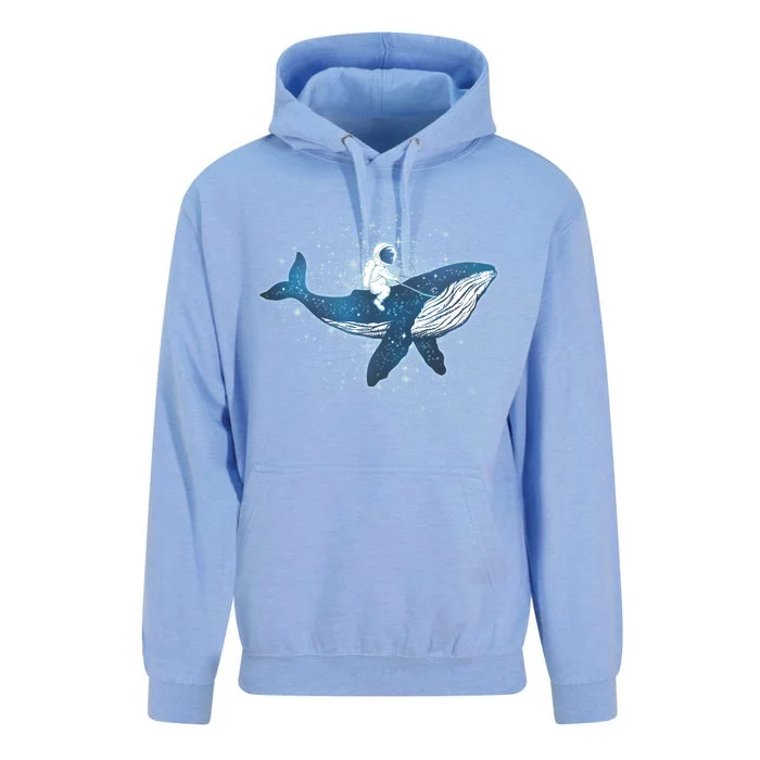 Galaxy Space Astronaut Whale Unisex Surf Hoodie