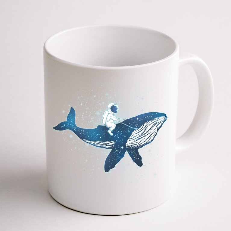 Galaxy Space Astronaut Whale Coffee Mug