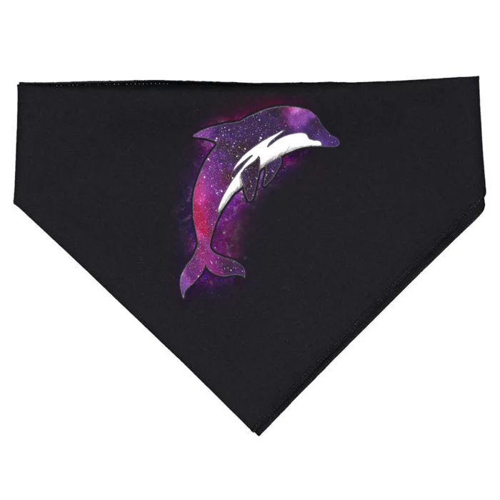 Galaxy Stars Dolphin USA-Made Doggie Bandana