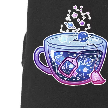 Galaxy Tea Cool Space Graphic Doggie 3-End Fleece Hoodie