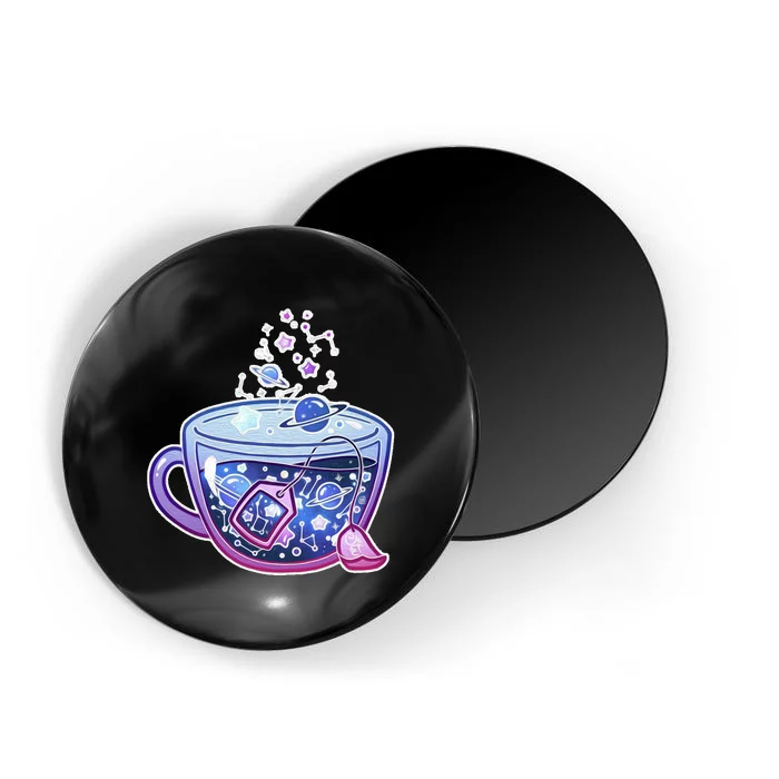 Galaxy Tea Cool Space Graphic Magnet