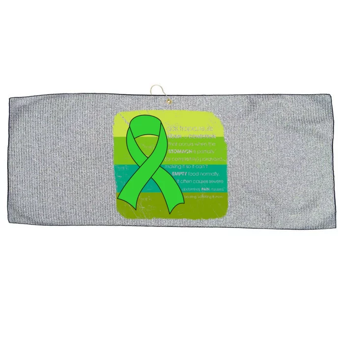 Gastric Awareness Month Funny Gift Definition Of Gastroparesis Gift Large Microfiber Waffle Golf Towel