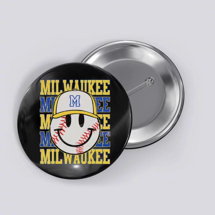 Graphic Art Milwaukee Proud Family Name Awesome Costume Button