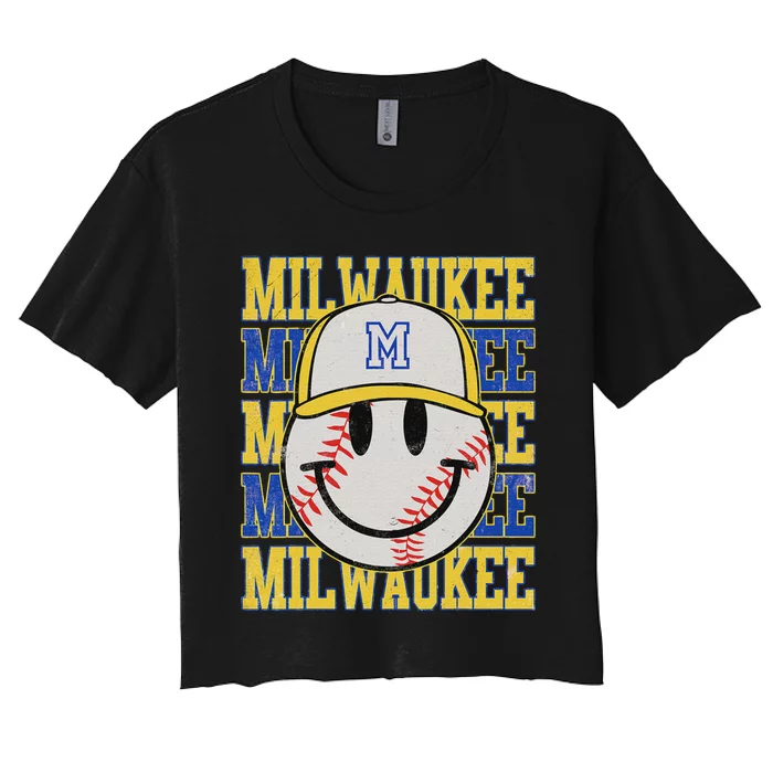 Graphic Art Milwaukee Proud Family Name Awesome Costume Women's Crop Top Tee