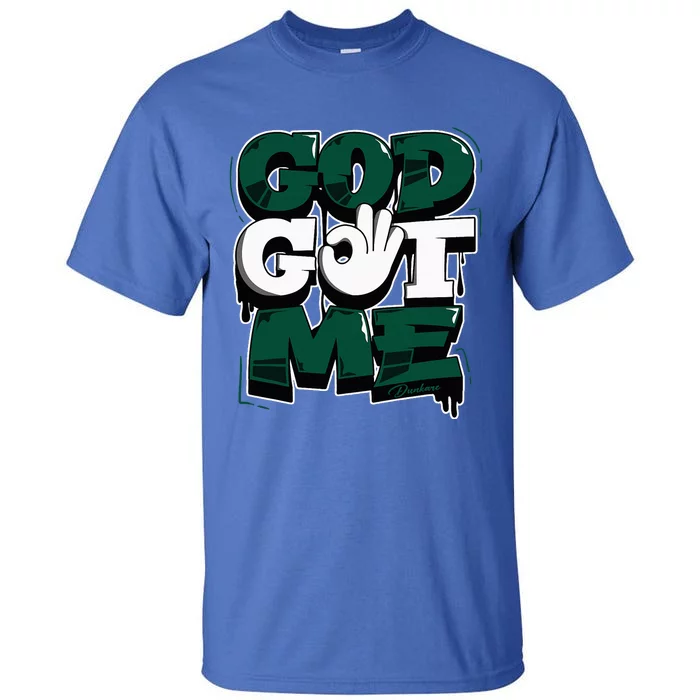 God And Me Oxidized Green 4s Matching Tall T-Shirt