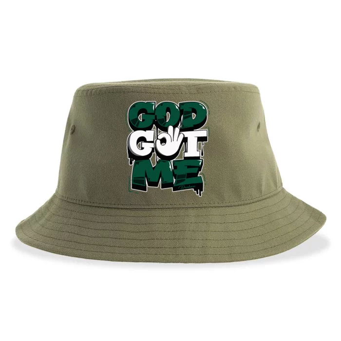 God And Me Oxidized Green 4s Matching Sustainable Bucket Hat