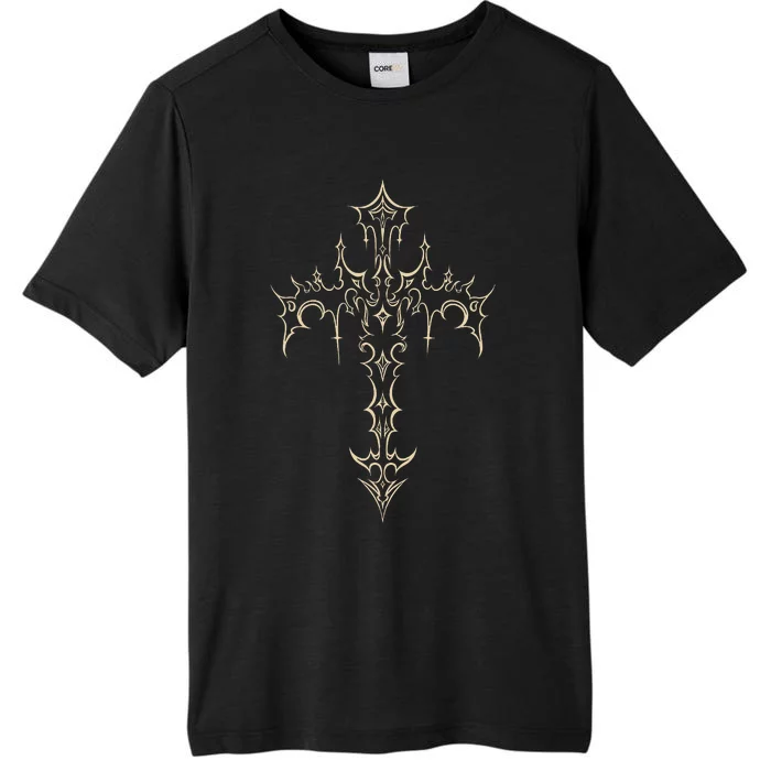 Grunge Aesthetic Mall Goth Gothic Cross ChromaSoft Performance T-Shirt