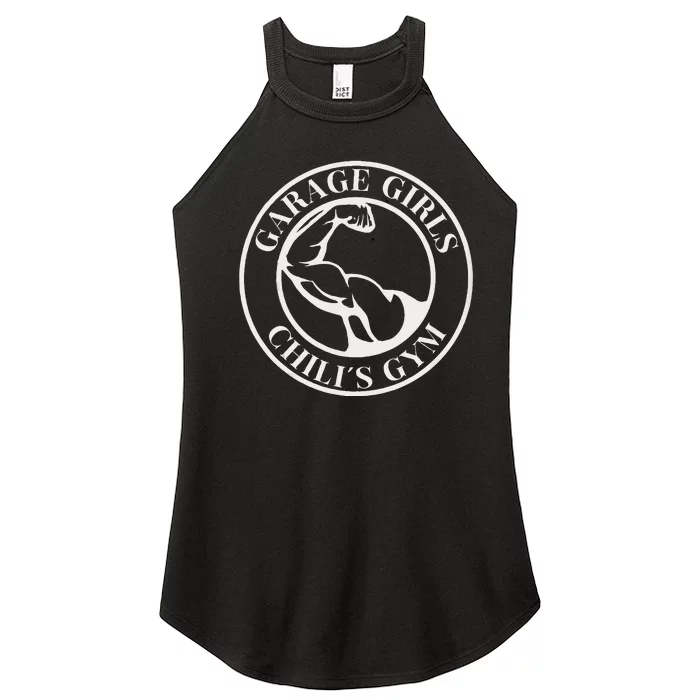 Girl Arm Muscle Exercise Women’s Perfect Tri Rocker Tank