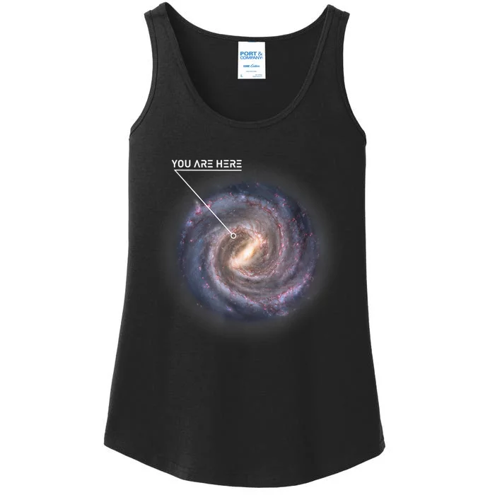 Galaxy Astronomy Milky Way Space SciFi Ladies Essential Tank