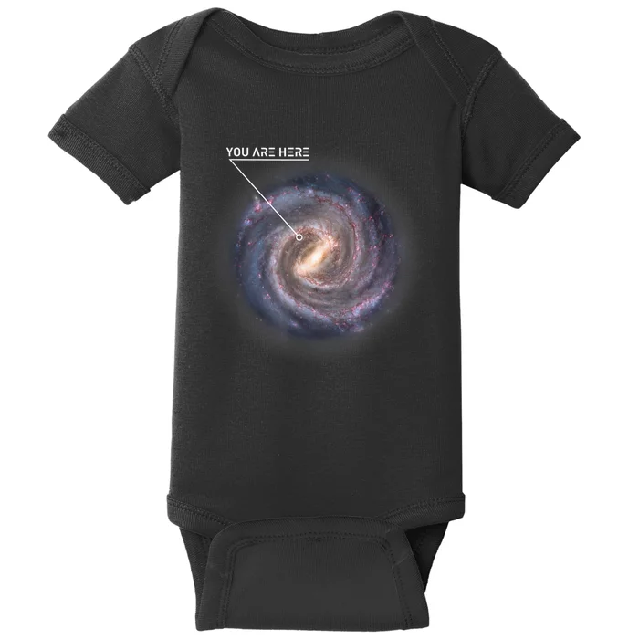 Galaxy Astronomy Milky Way Space SciFi Baby Bodysuit