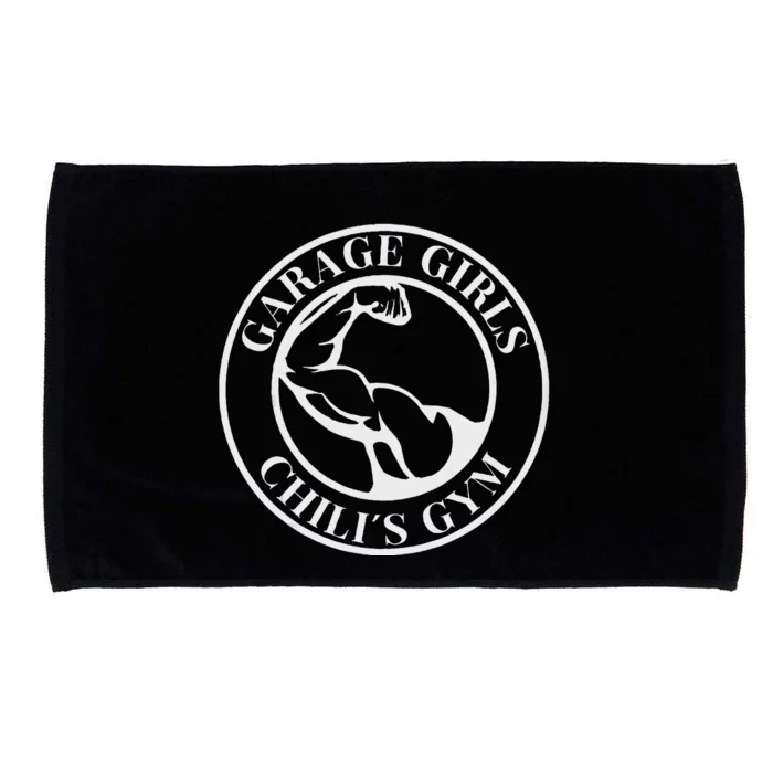 Girl Arm Muscle Exercise Microfiber Hand Towel