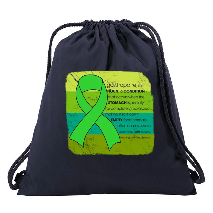 Gastric Awareness Month Funny Gift Definition Of Gastroparesis Gift Drawstring Bag