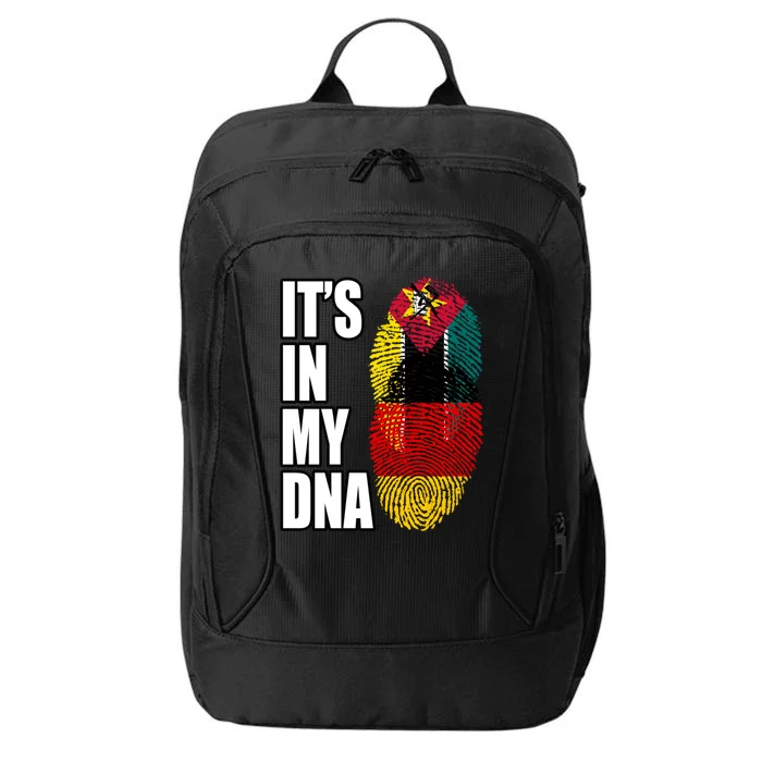 Ger And Mozambican Mix Dna Flag Heritage Gift City Backpack