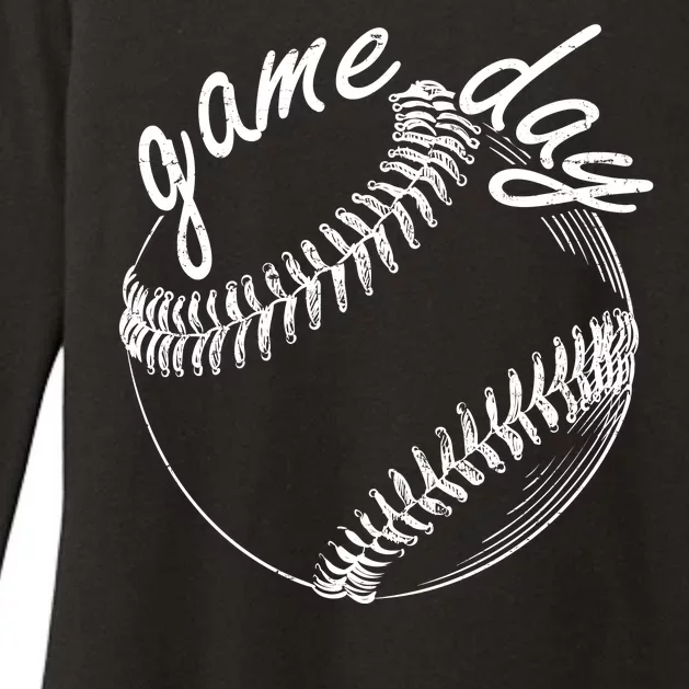 Game Day Baseball Fan Womens CVC Long Sleeve Shirt