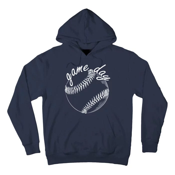 Game Day Baseball Fan Tall Hoodie