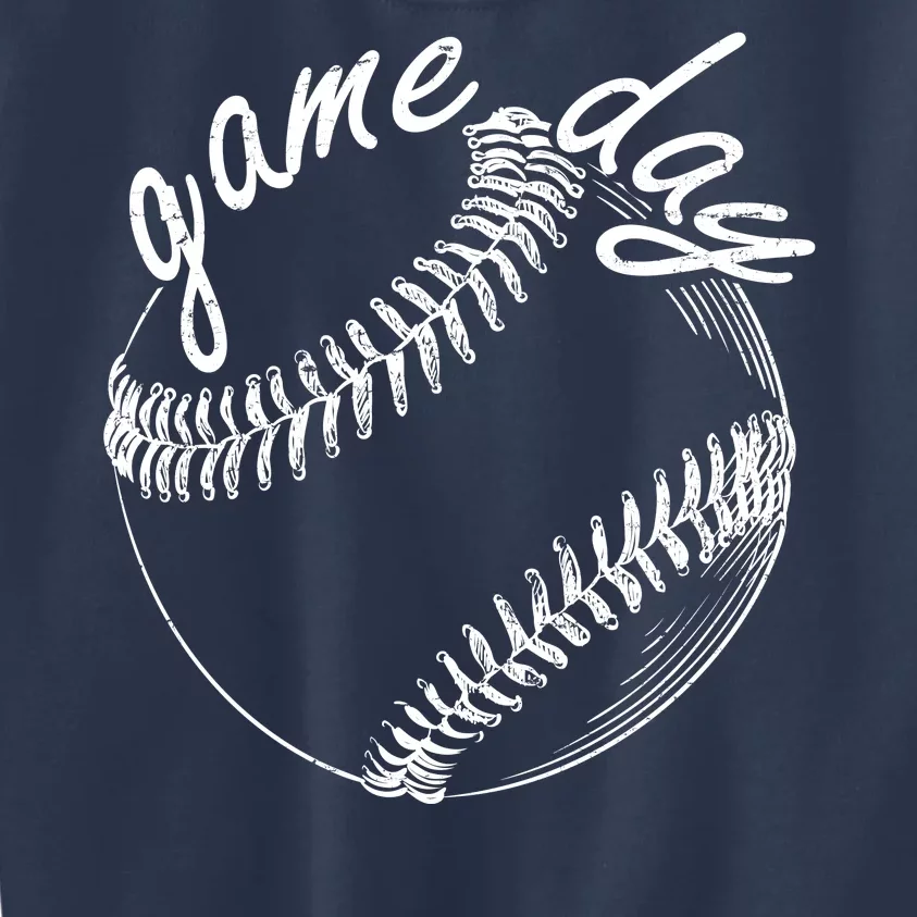 Game Day Baseball Fan Kids Sweatshirt