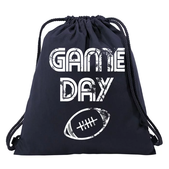 Game Day Football Drawstring Bag