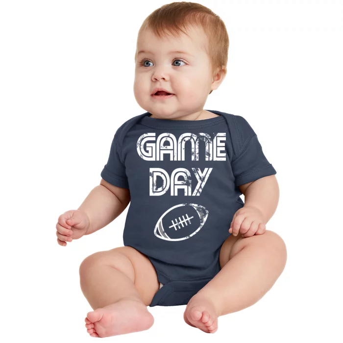 Game Day Football Baby Bodysuit