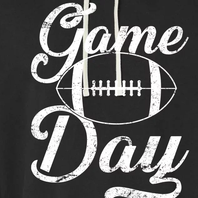 Game Day Football Fan Garment-Dyed Fleece Hoodie